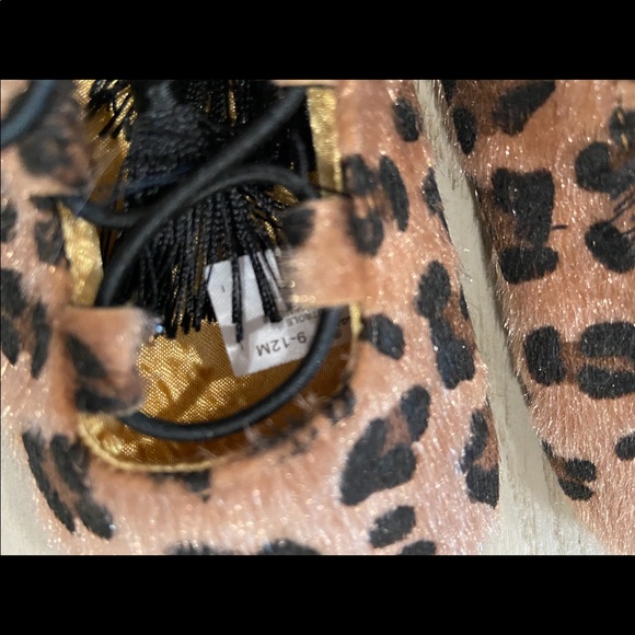 NEW RISING SHINE LEOPARD FLATS W TASSLE 9-12MONTHS - Picture 4 of 4